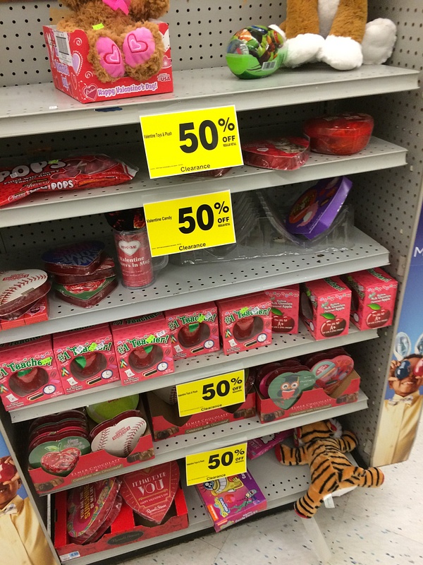 valentines clearance