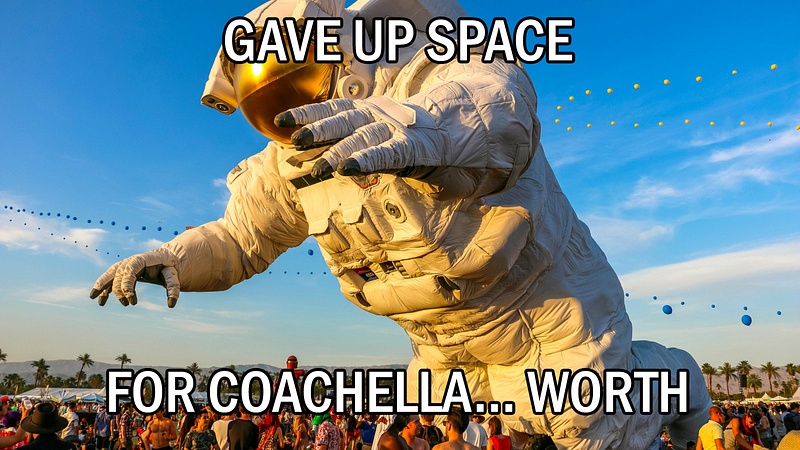coachella space man