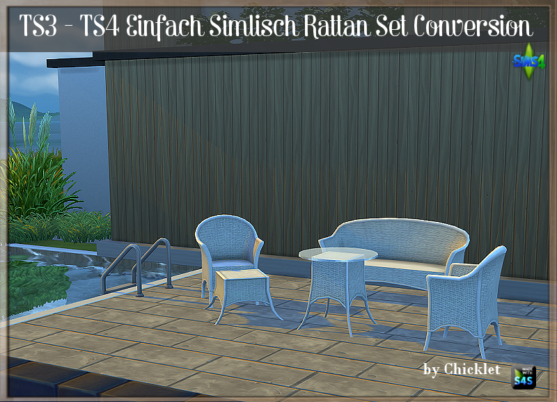 By Request - Wicker Set Conversion TS3_-_TS4_Einfach_Simlisch_Wicker_Set_Conversion