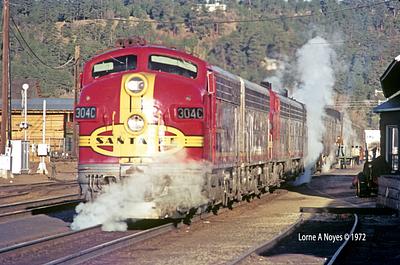 Early Amtrak thru Flagstaff  1972-1981