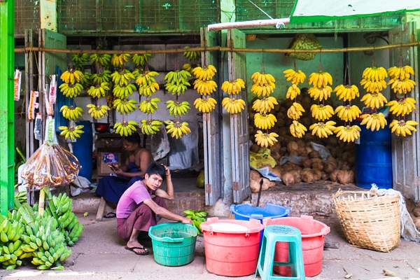 Banana seller by BernArtPhotography