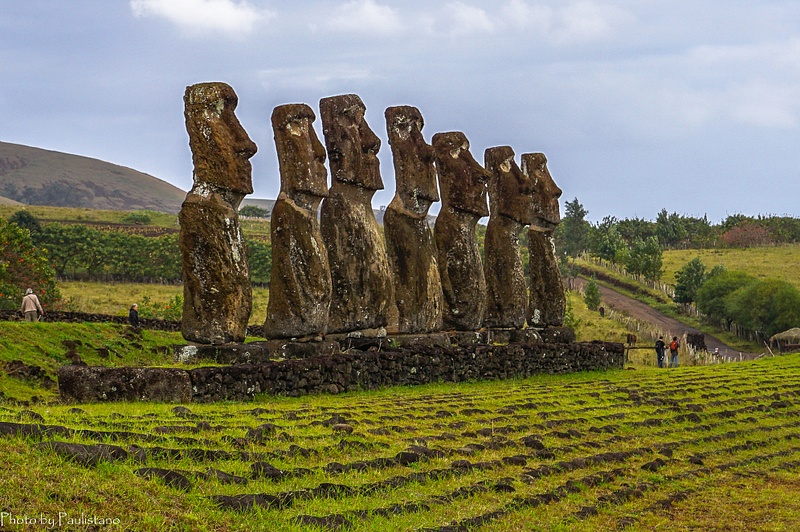 Moai of Ahu Akhivi