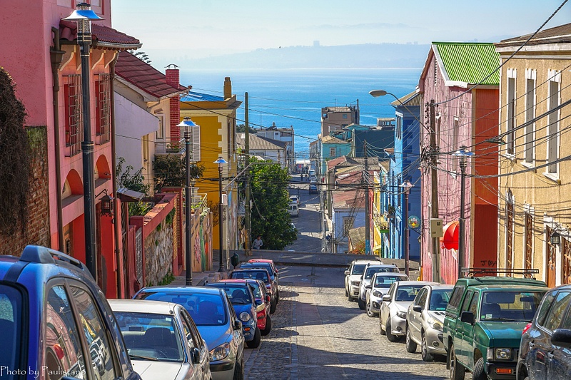 In the old town of Valparaíso