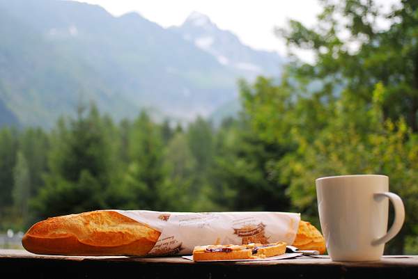 French Alps, Breakfast by Victor Francuzov