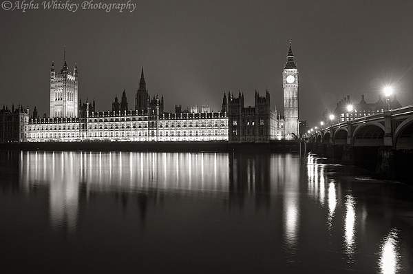 London In Black And White by Alpha Whiskey Photography...