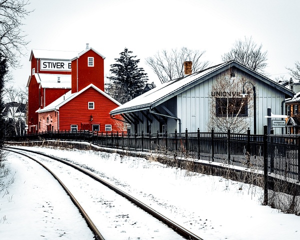 Unionville Station - White Photos - Dee Potter Photography