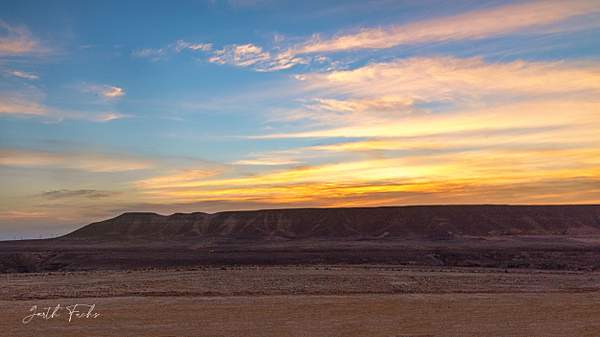 Long hill sunset in the Yemen Desert-1 by Garth Fuchs