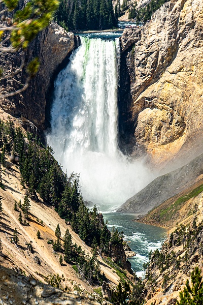Yellowstone falls-3 Yellowstone National Park - Yellowstone & Montana - Graham Reichardt Photography  