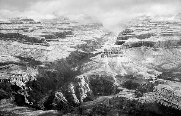 Grand Canyon, Snow - Grand Canyon & Zion - Jack Kleinman 