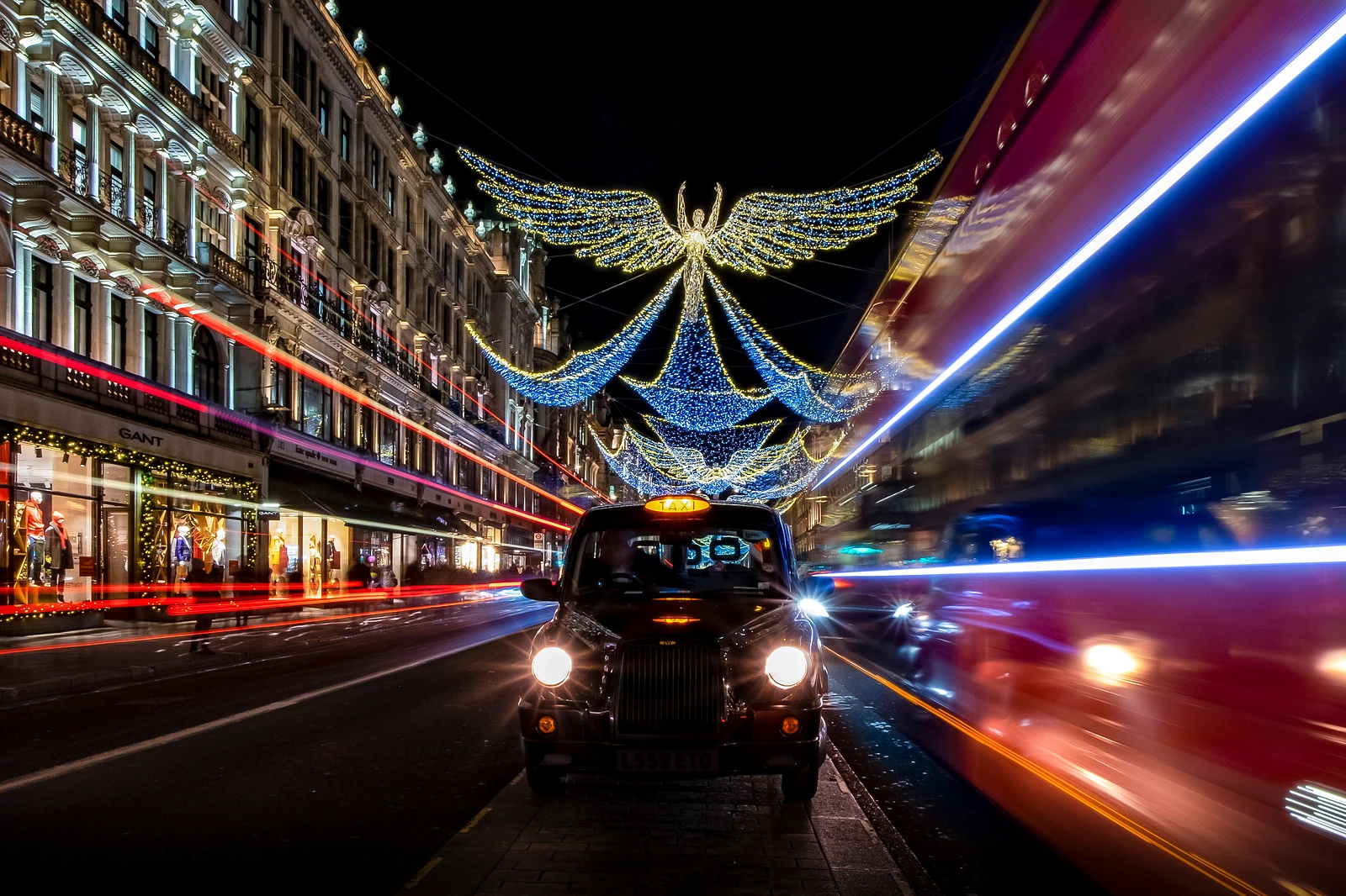 London's West End Christmas lights