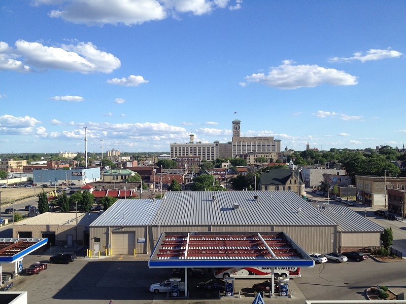 view of Allen Bradley from rooftop