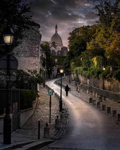 Un dimanche crépusculaire à Montmartre - Le Site Web - Théo Castillon Photographie 