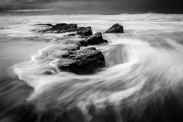 Gullane Beach - Monochrome photography 