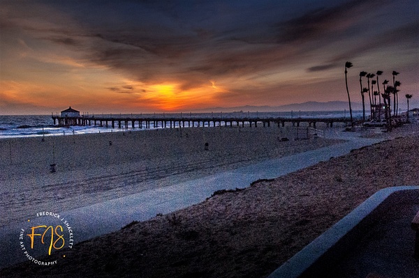 Huntington Beach Sunset - Sunsets - Fredrick Shacklett Fine Art Photography 