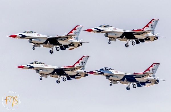 AF Thunderbirds Takeoff - Airshows - Fredrick Shacklett Fine Art Photography