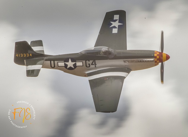 P51 Flyby - Airshows - Fredrick Shacklett Fine Art Photography