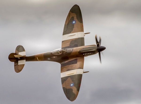 Spitfire Flyby - Airshows - Fredrick Shacklett Fine Art Photography