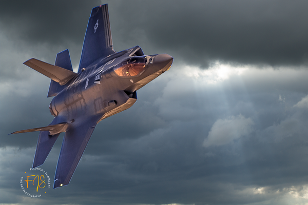 F35 Bad Weather-3 - Airshows - Fredrick Shacklett Fine Art Photography 