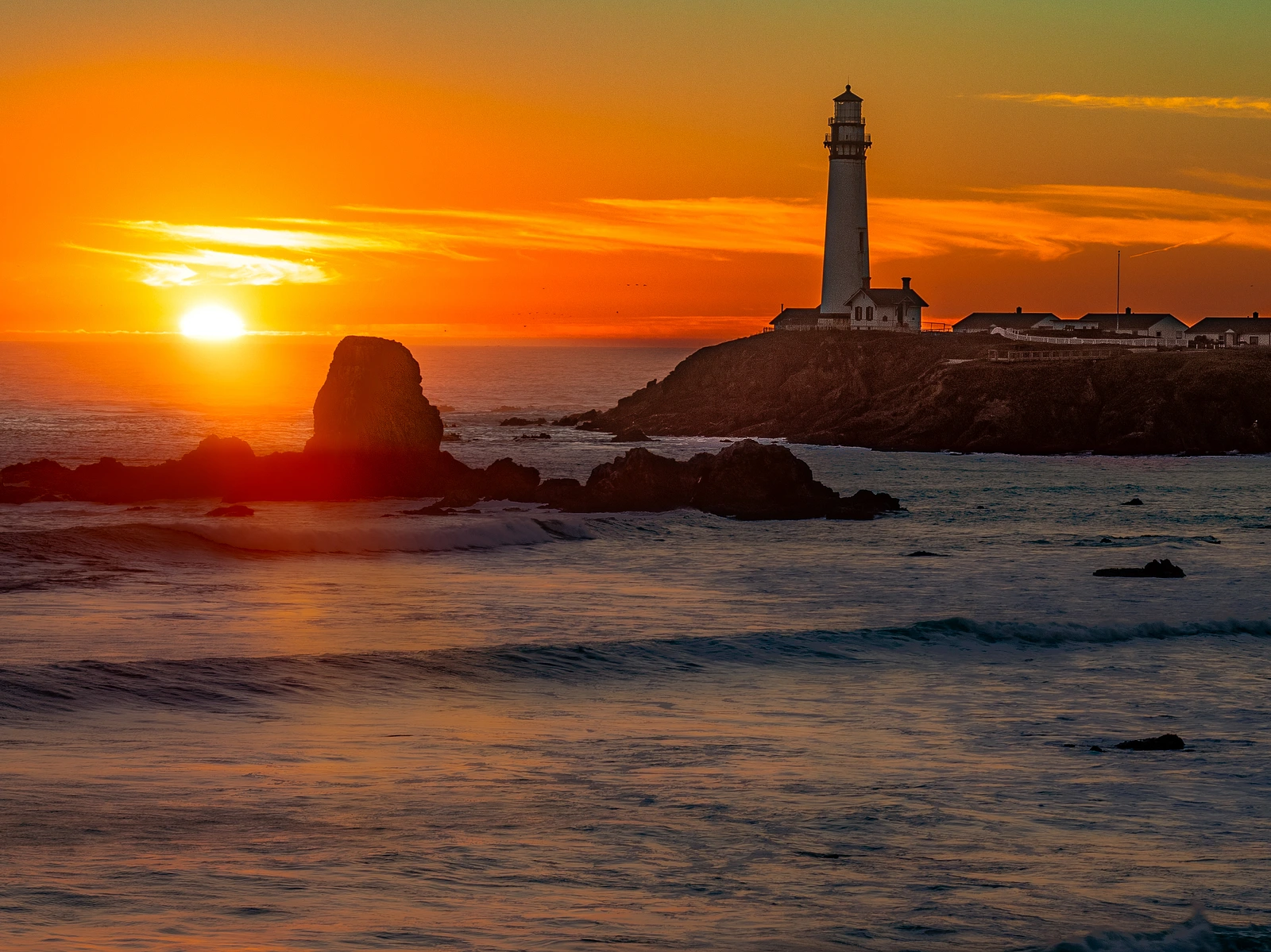 Sunset at Pigeon Point Lighthouse