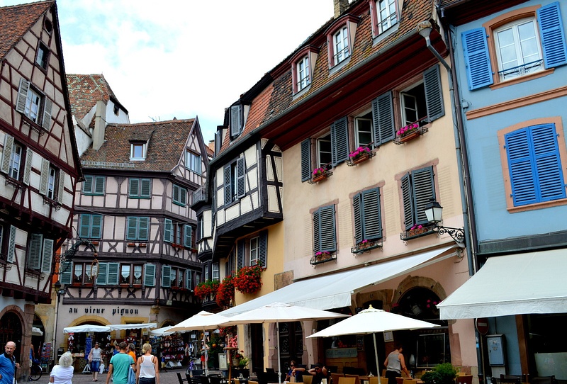 Much of old Colmar looks as it did 700-800 years ago