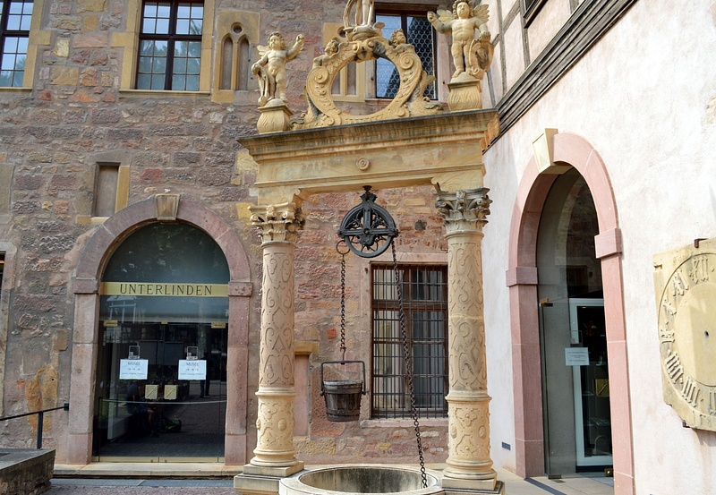 Unterlinden Museum where they preserved art and artifacts of the region