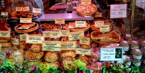 Quiches and tourtes, Alsace Lorraine specialties by...
