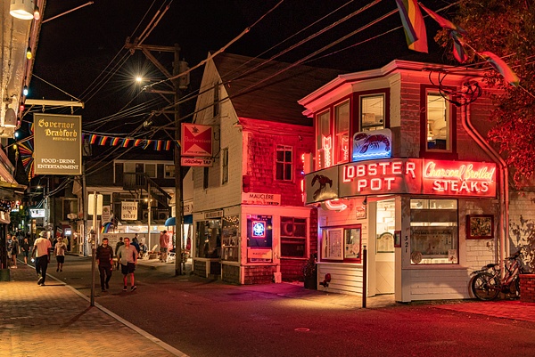 Provincetown-Lobster-Trap-restaurant-summer-night-neon-lights-Joe McClure-3