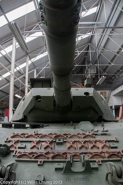 Front view of a Canadian Leopard C2 by Willis Chung