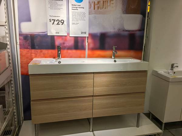 Woah!  Modular cabinets at IKEA!  Three of the 23 5/8...