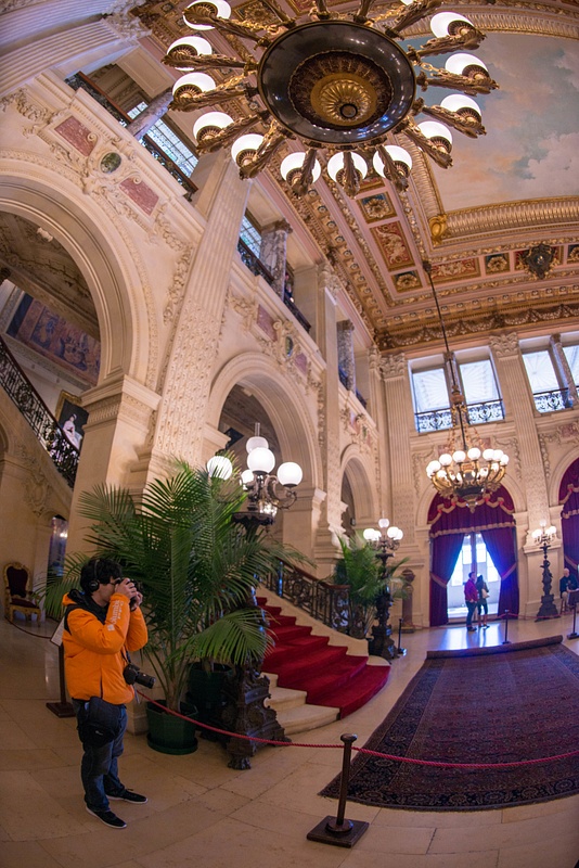 Grand entrance hall. I had not set up the 16mm fisheye properly, and it couldn't focus past 4 feet.