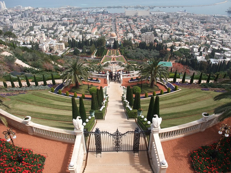 Haifa. Bahá'í gardens