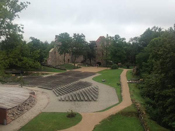 Sigulda. The castle's ruins. by Clarissa