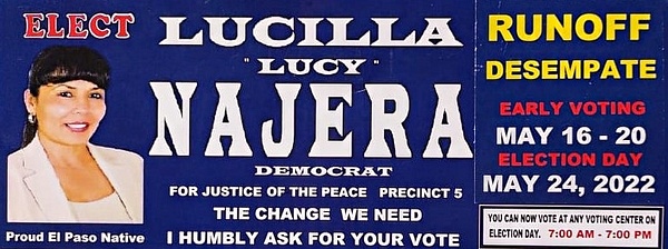 VOTE FOR LUCILLA NAJERA