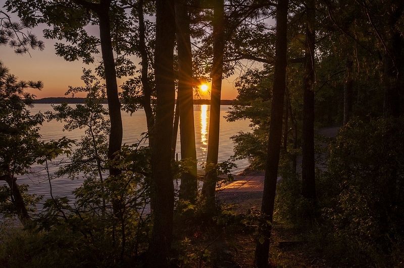 Sunset on Green Lake