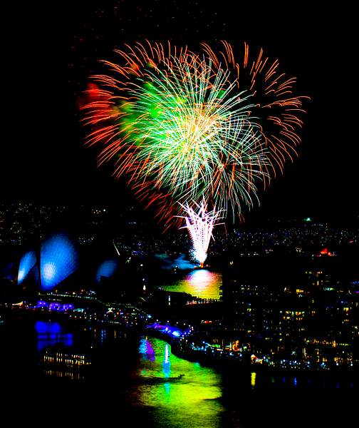New Years Eve Sydney 2014 by Gail Goldstein