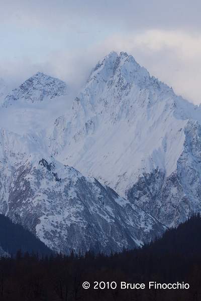 Early Light On Cathedral Peak, Chilkat Range by...