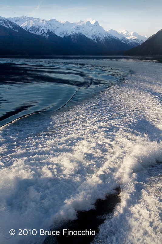 Ferry Waves In The Lynn Canal