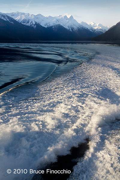 Ferry Waves In The Lynn Canal by BruceFinocchio