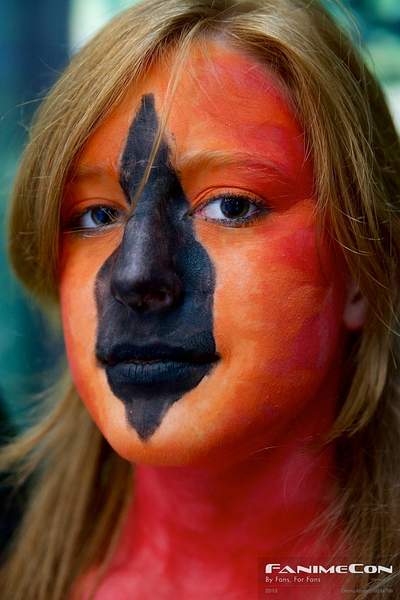 Orange face, black nose 196 by Greg Edwards