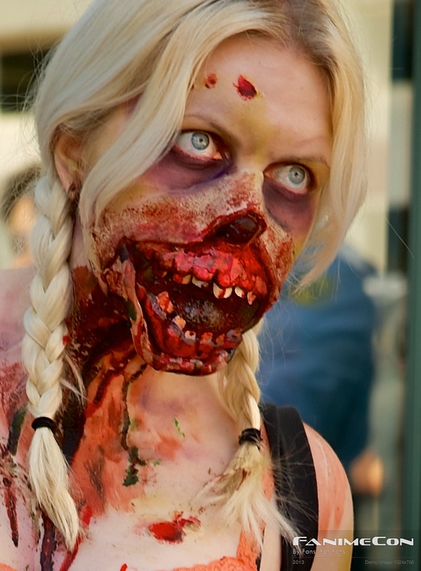 Zombie closeup face 204
