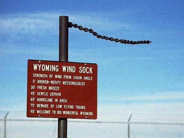 Wyoming Wind Sock by Verryl V Fosnight Jr