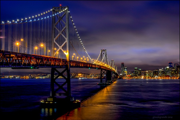 The Bay Bridge by Night