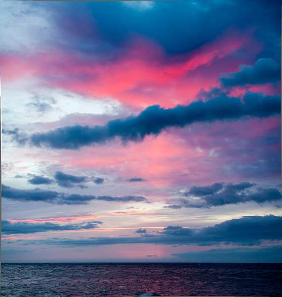 Big Island Crimson Sunset by Harrison Clark