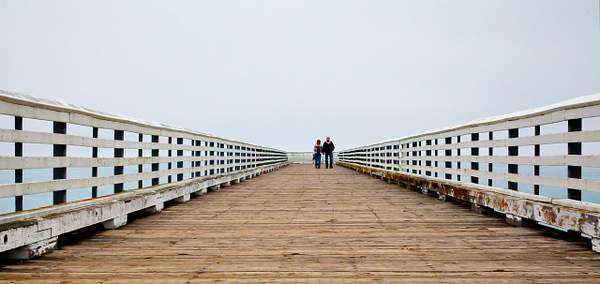 People on a pier.jpg by Harrison Clark