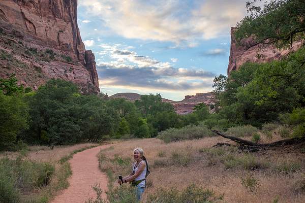 Moab - Grandstaff Hike-7 by Harrison Clark