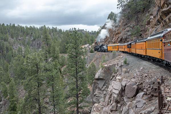 Durango to Silverton Railroad by Harrison Clark