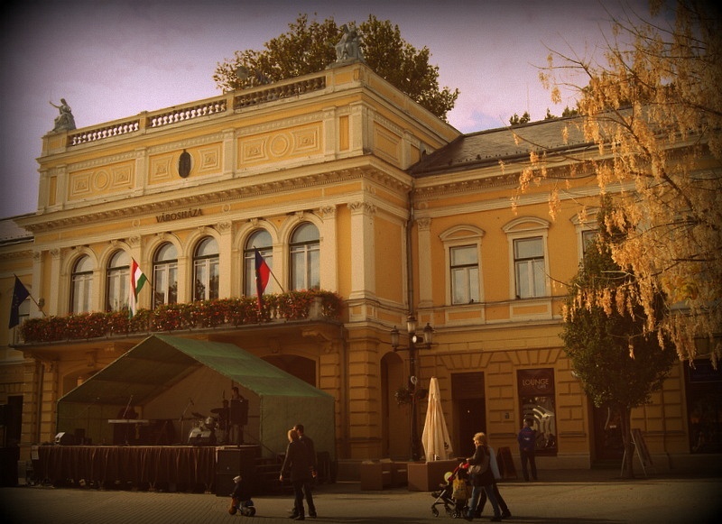 The town hall at Nyíregyháza