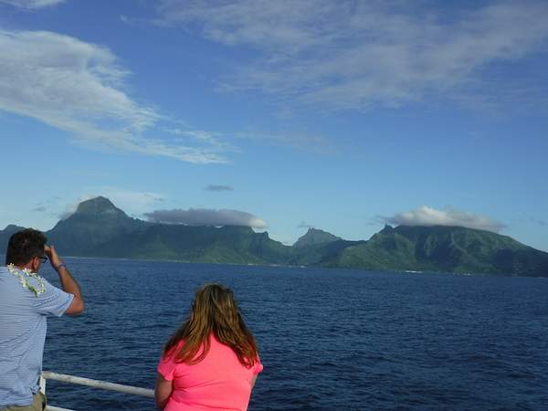 Ferry ride to Moorea by Lovethesun