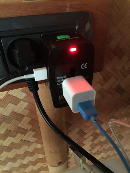 Great adapter with plug and usb ports by Lovethesun