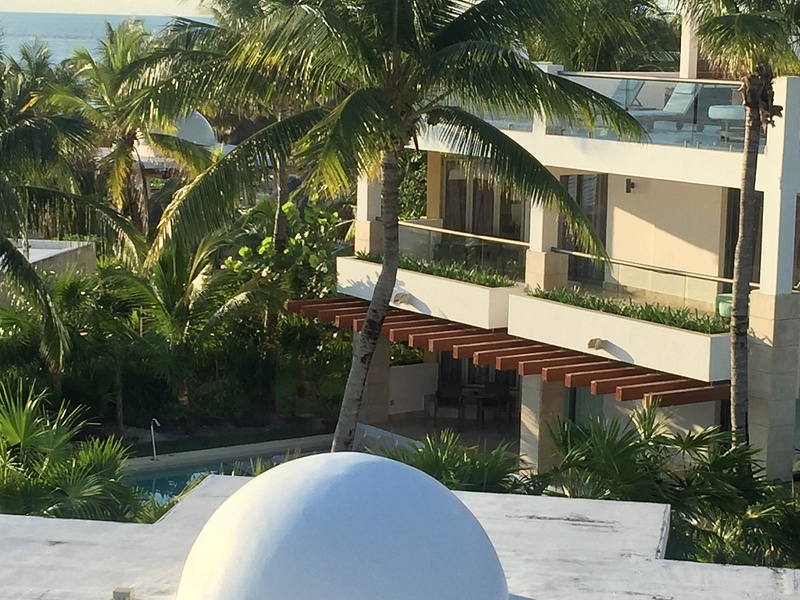 View of Honeymoon Suites from Finest Playa Mujeres